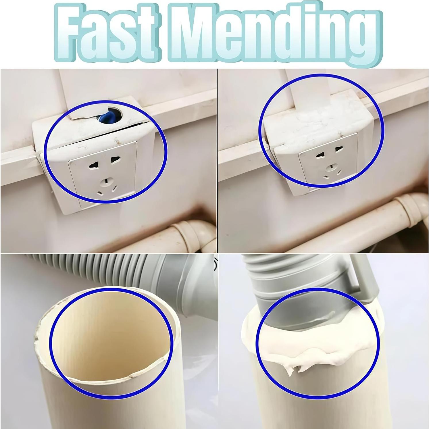 Masilla Selladora Impermeable Genérica 240g para Fontanería