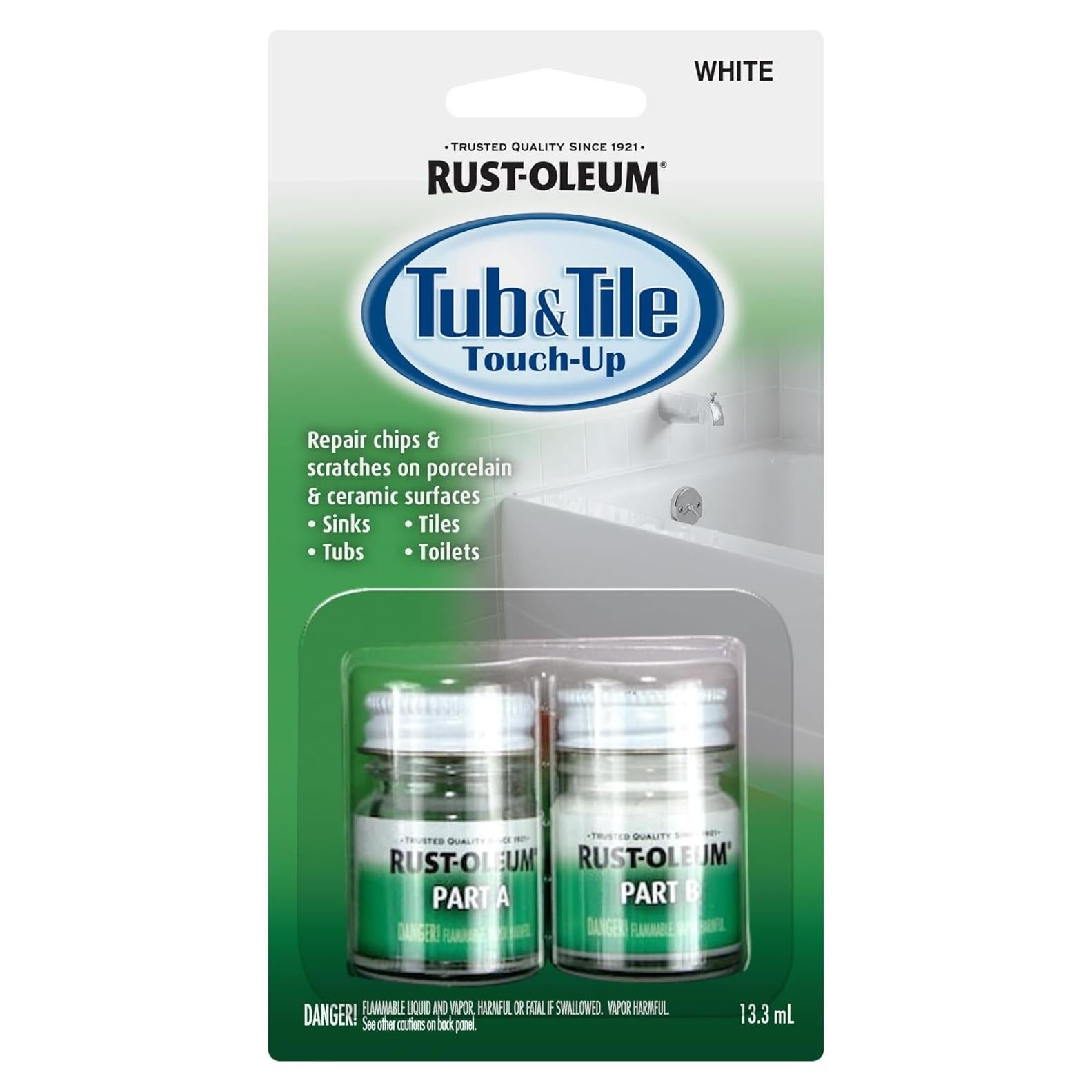 Pintura de Retoque Rust-Oleum 244166 para Baños y Azulejos Blanca