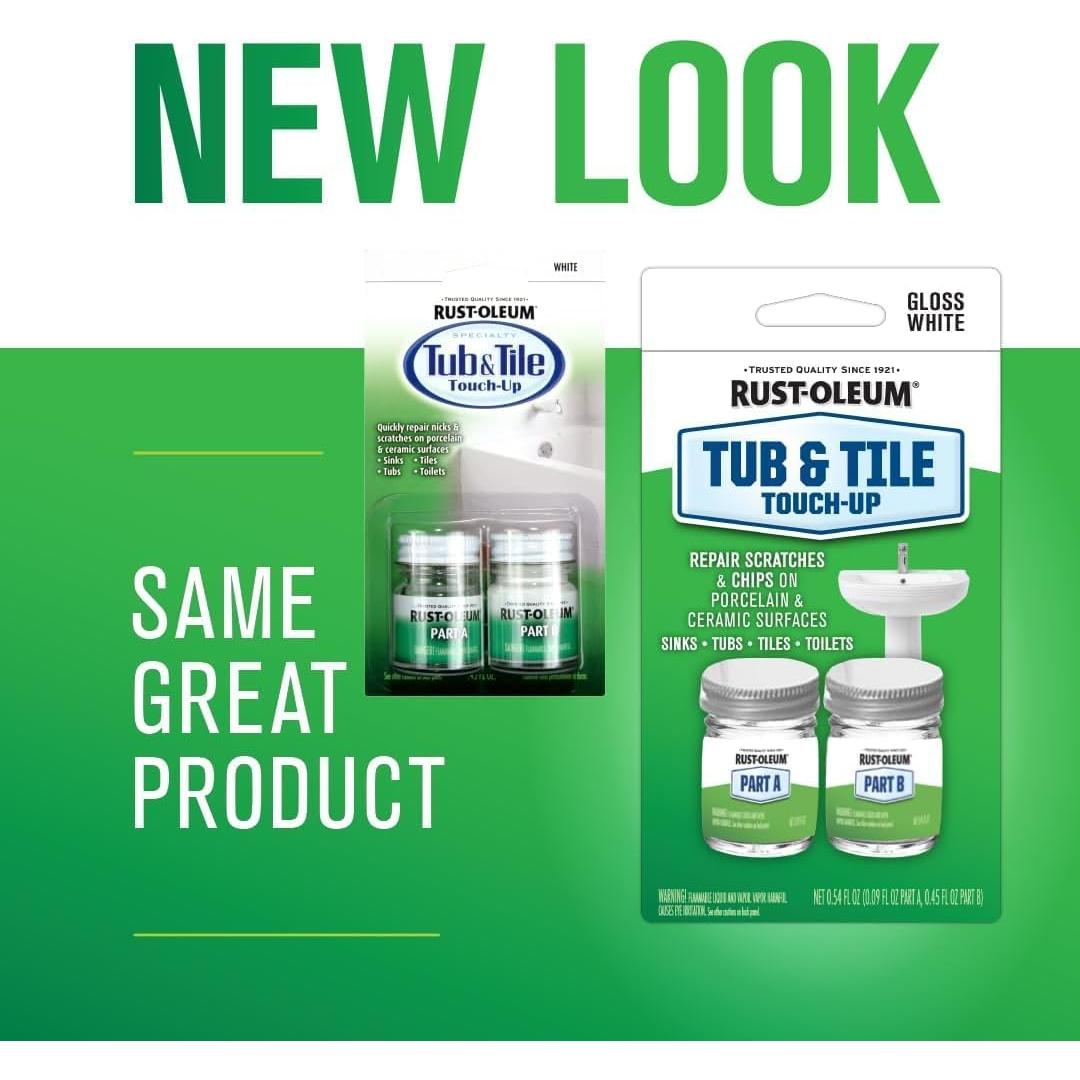 Pintura de Retoque Rust-Oleum 244166 para Baños y Azulejos Blanca
