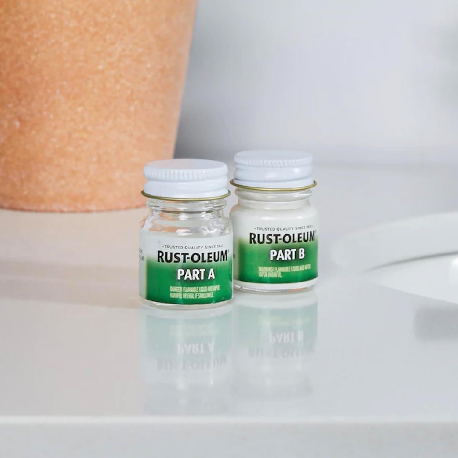 Pintura de Retoque Rust-Oleum 244166 para Baños y Azulejos Blanca