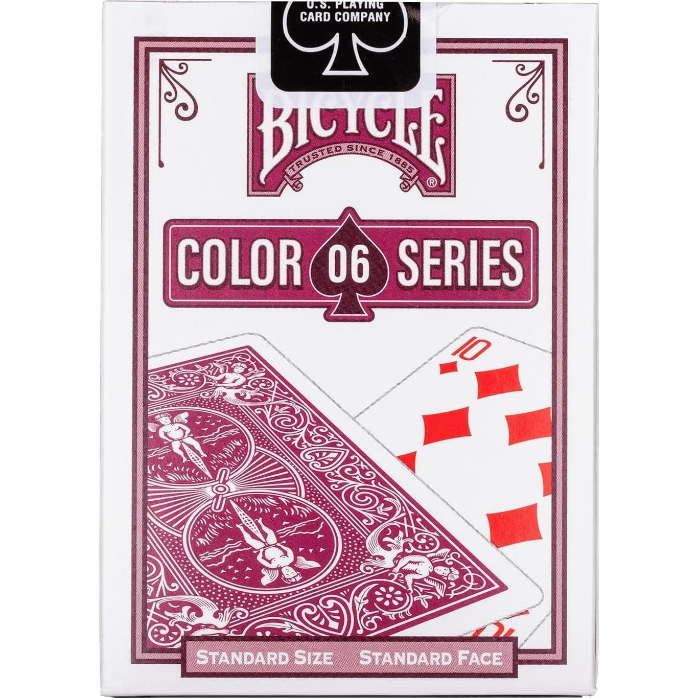 Baraja de Póker Bicycle Rider Back Burdeos Estándar