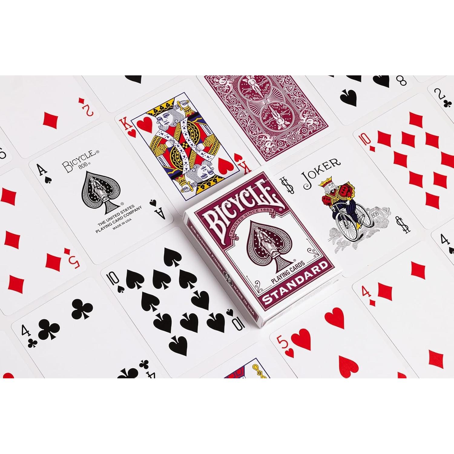 Baraja de Póker Bicycle Rider Back Burdeos Estándar