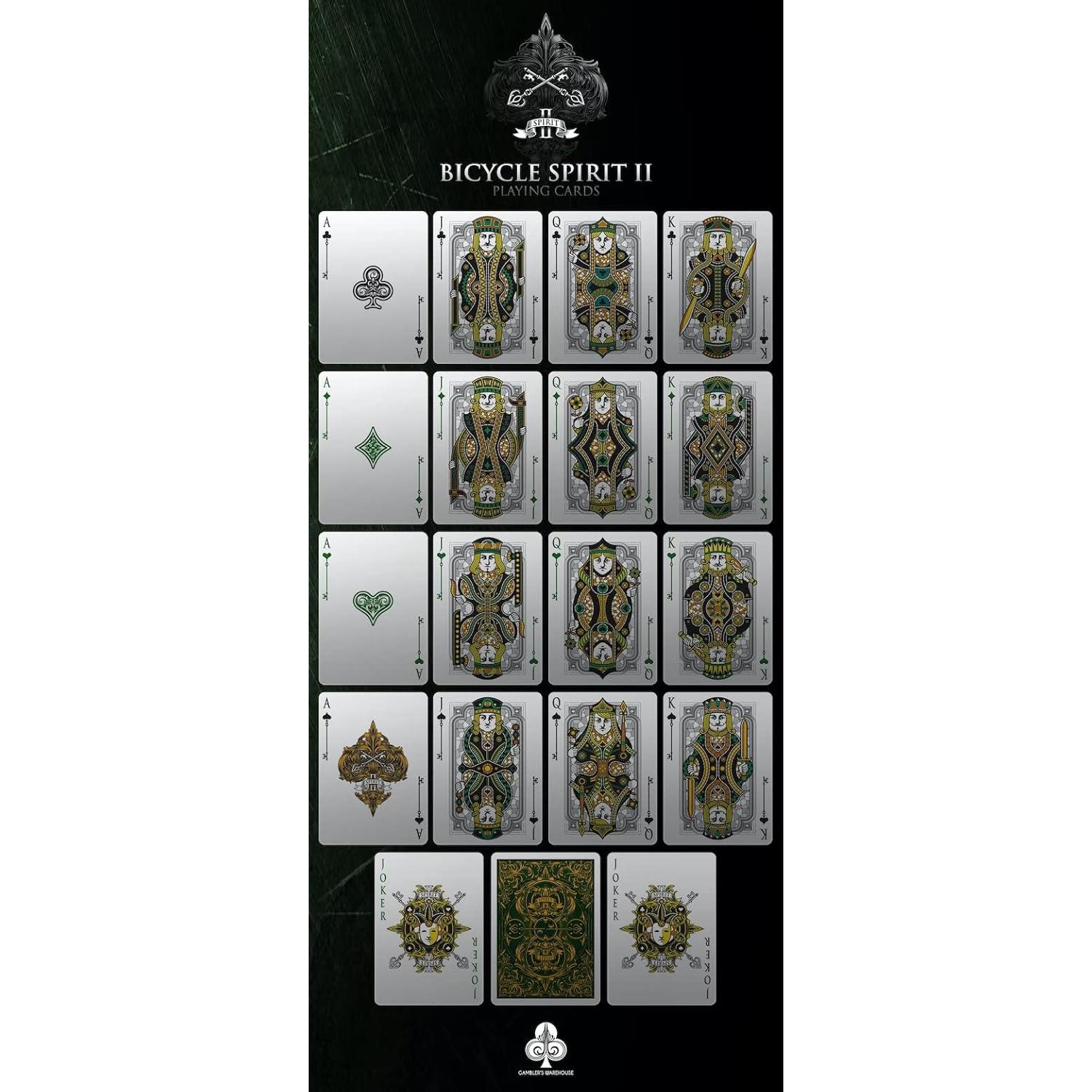 Mazo de Poker Personalizado Bicycle Cartas Verde Ed. Limitada