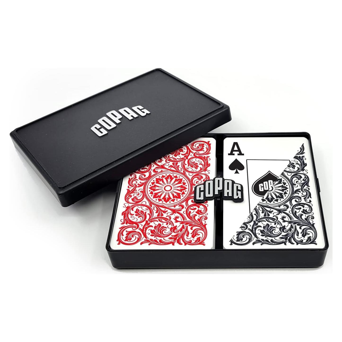 Cartas de Juego Copag 1546 100% Plástico Tamaño Bridge Jumbo