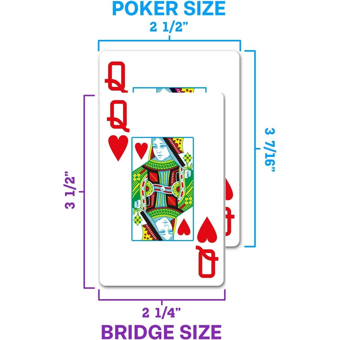 Cartas de Juego Copag 1546 100% Plástico Tamaño Bridge Jumbo