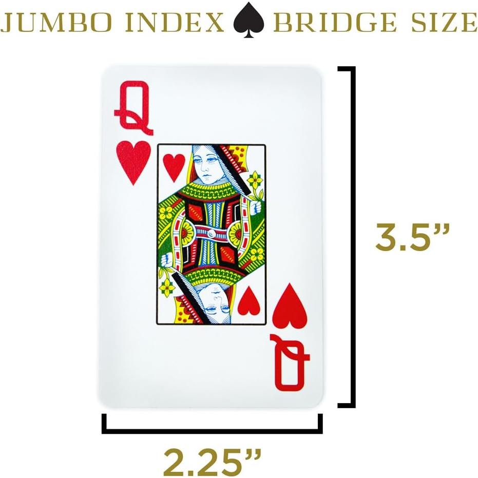 Copag 1546 Cartas de Juego 100% Plástico Tamaño Bridge Verde/Borgoña