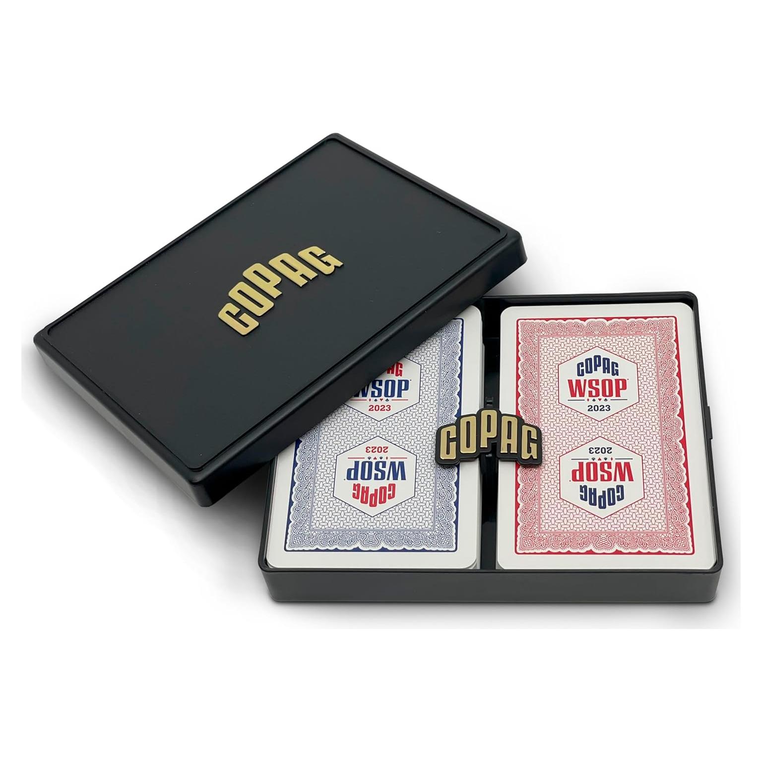 Cartas de Juego Copag 100% Plástico WSOP Tamaño Bridge Doble