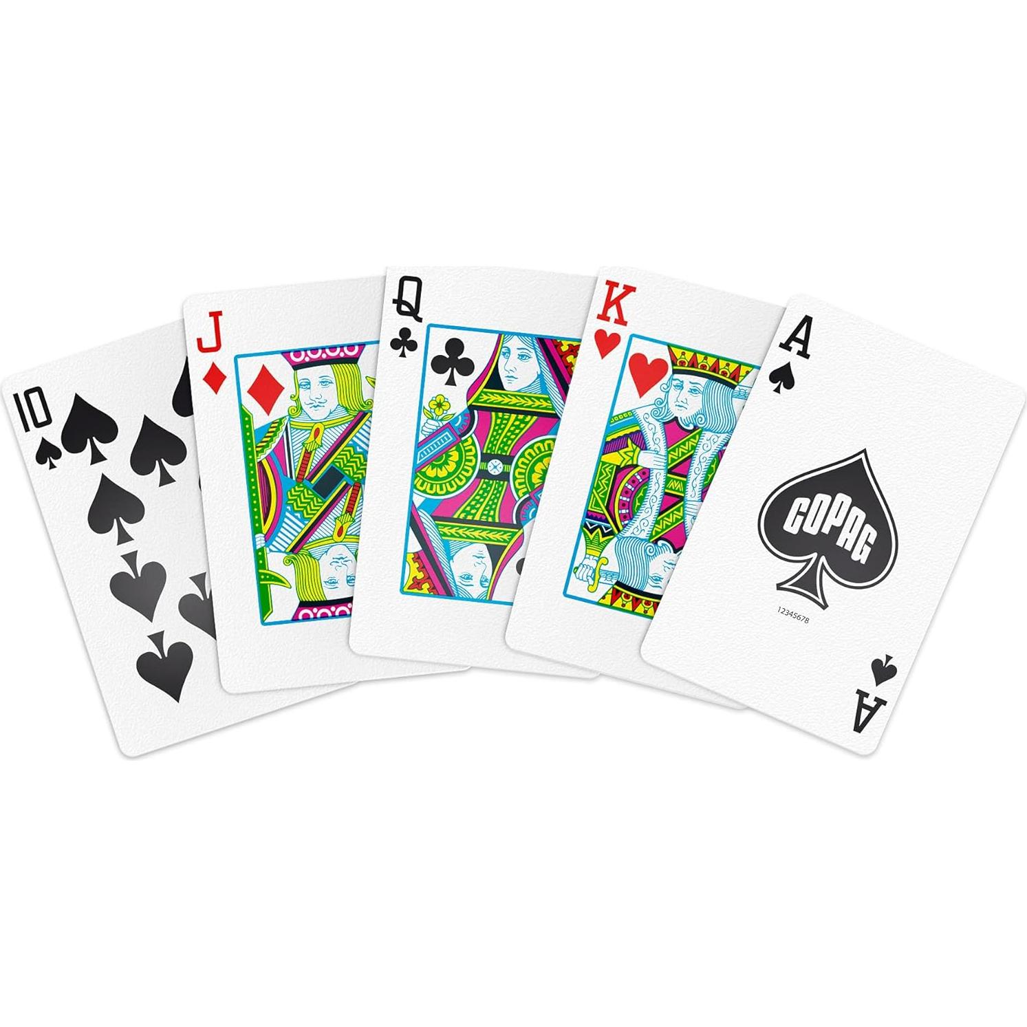Cartas de Juego Copag 100% Plástico WSOP Tamaño Bridge Doble