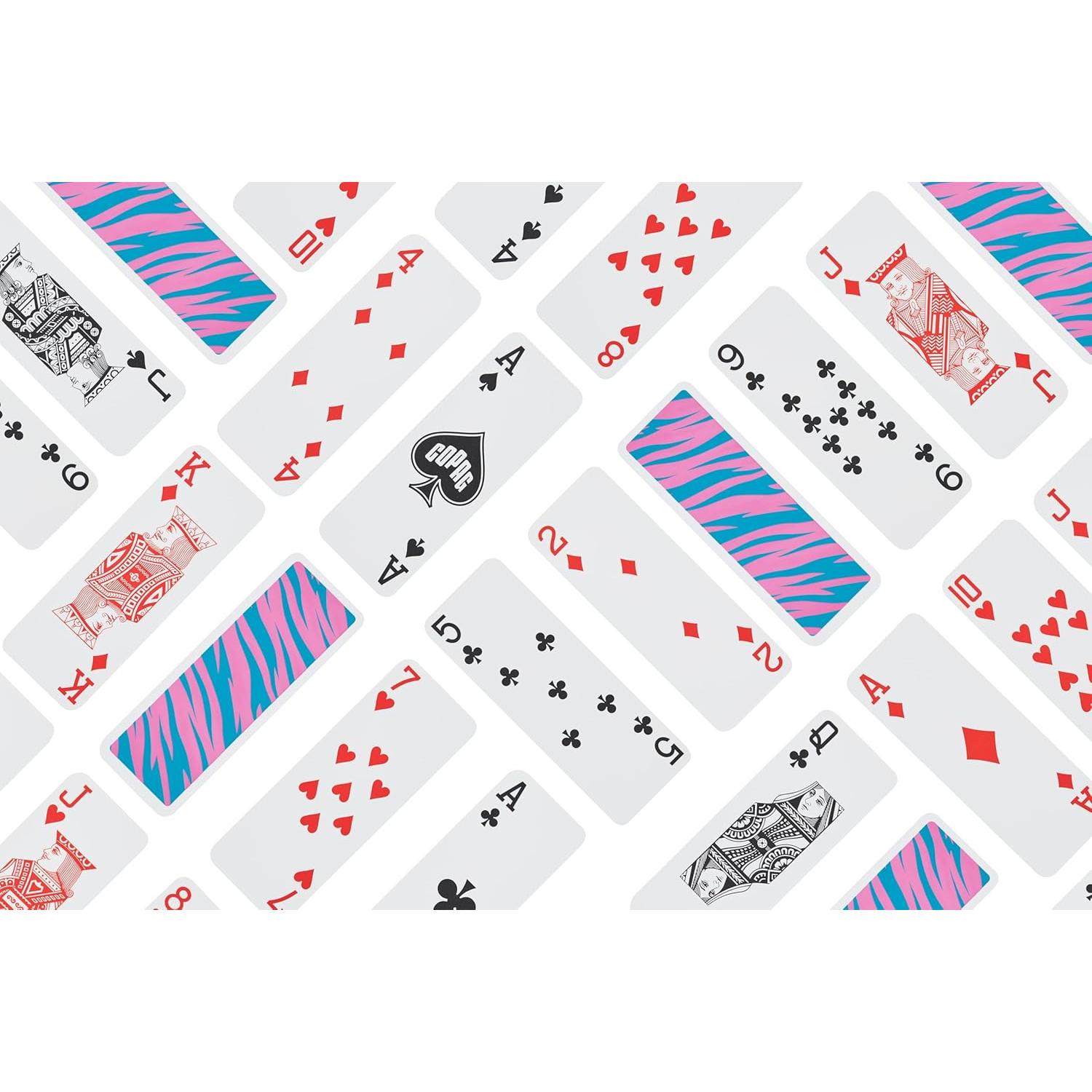 Mazo de Cartas Copag Go Tigre 100% Plástico Lavable 52+2