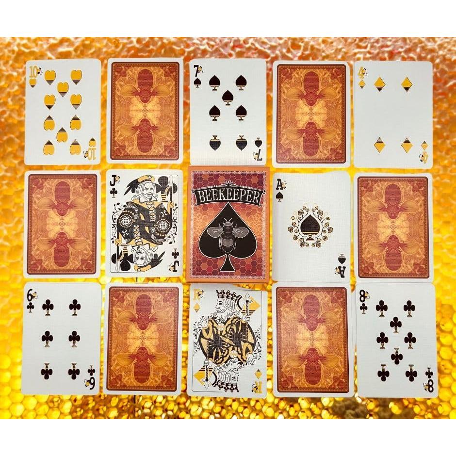 Baraja de Naipes de Apicultor Shuffled Ink - Póker Temático de Abejas