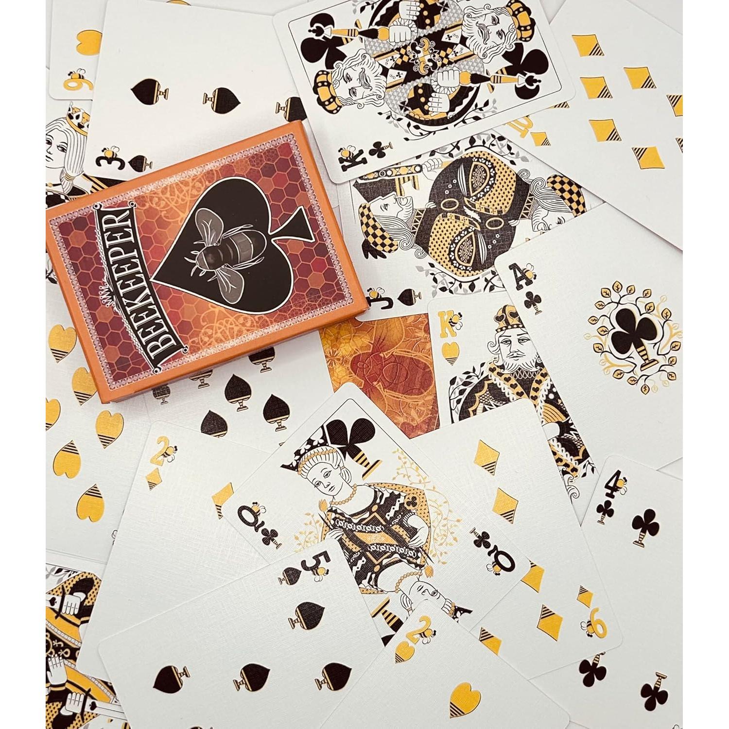 Baraja de Naipes de Apicultor Shuffled Ink - Póker Temático de Abejas