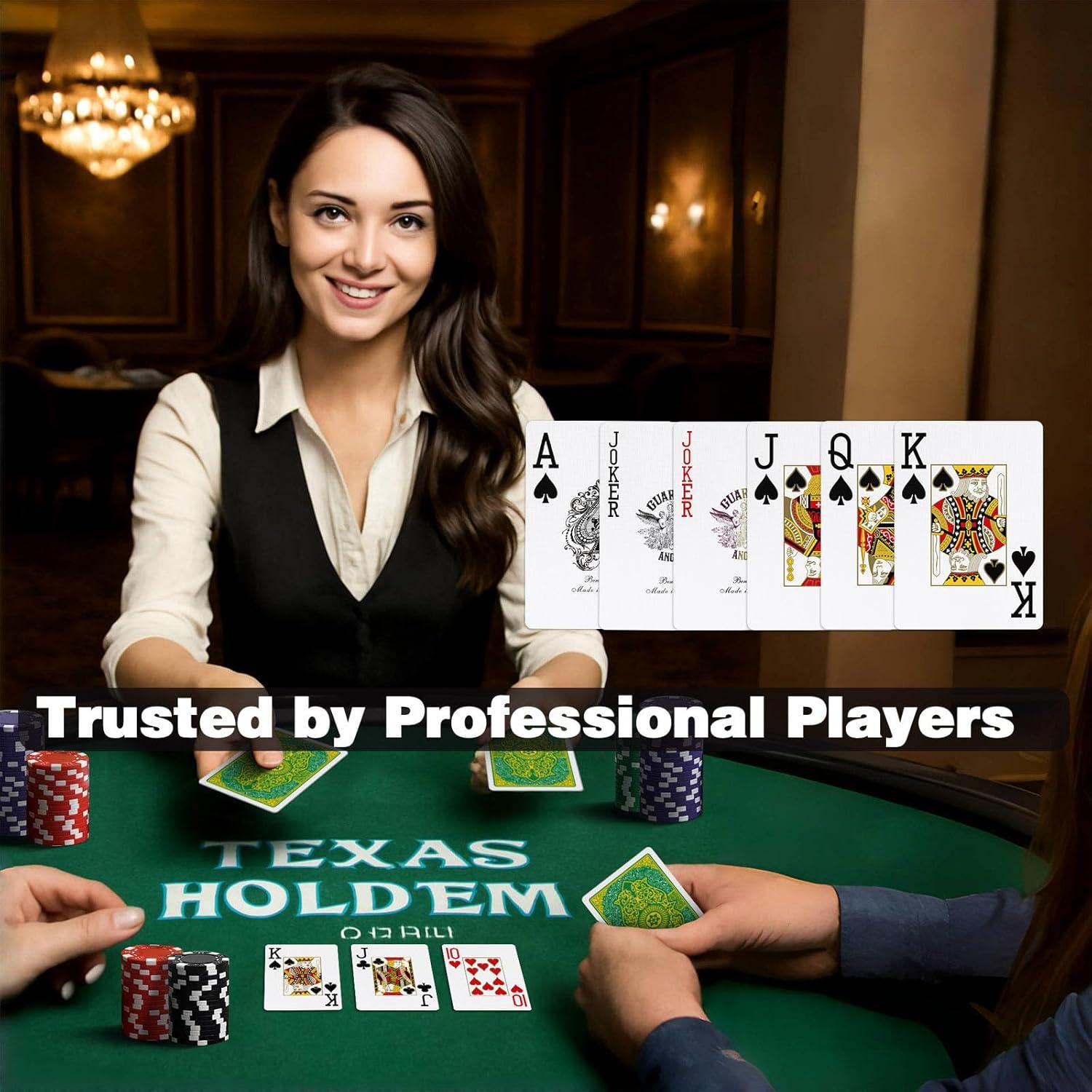 Baraja de Póker Impermeable PVC Ben Niu - Texas Hold'em Jumbo