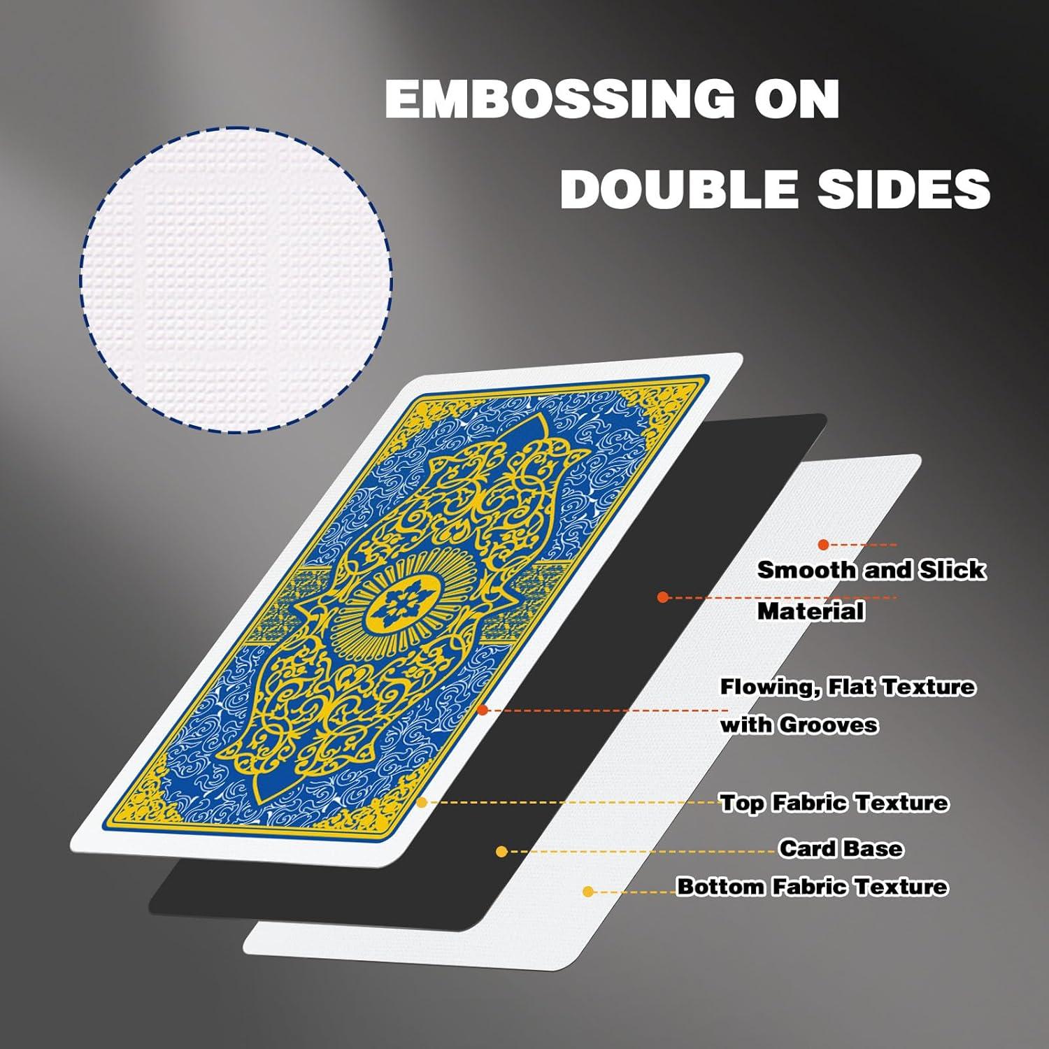 Baraja de Póker Impermeable PVC Ben Niu - Texas Hold'em Jumbo