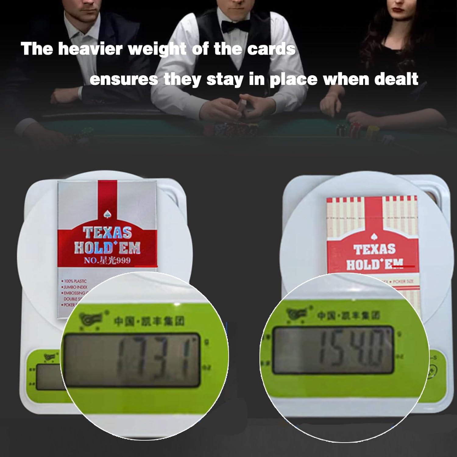 Baraja de Póker Impermeable PVC Ben Niu - Texas Hold'em Jumbo