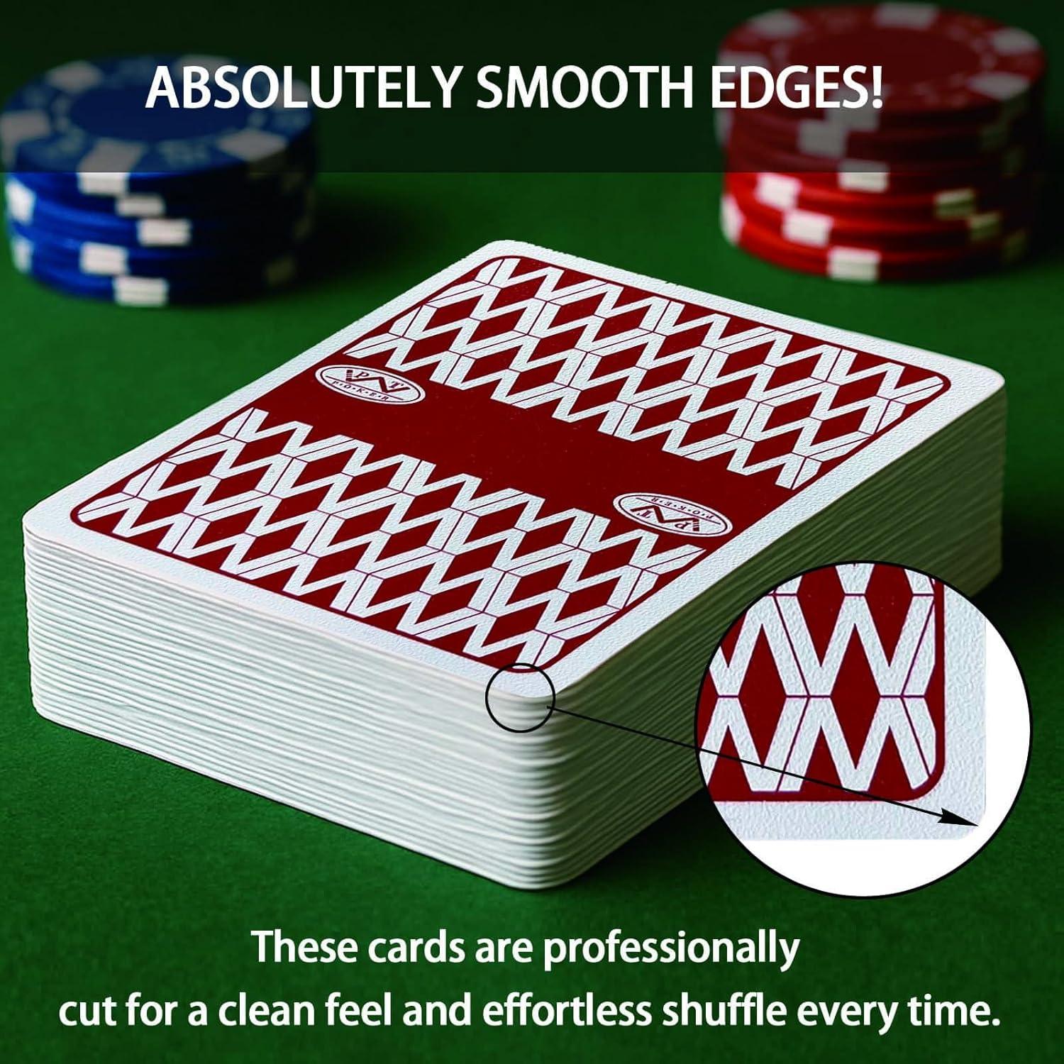 Barajas de Póker Impermeables Ben Niu - 20 Cartas PVC