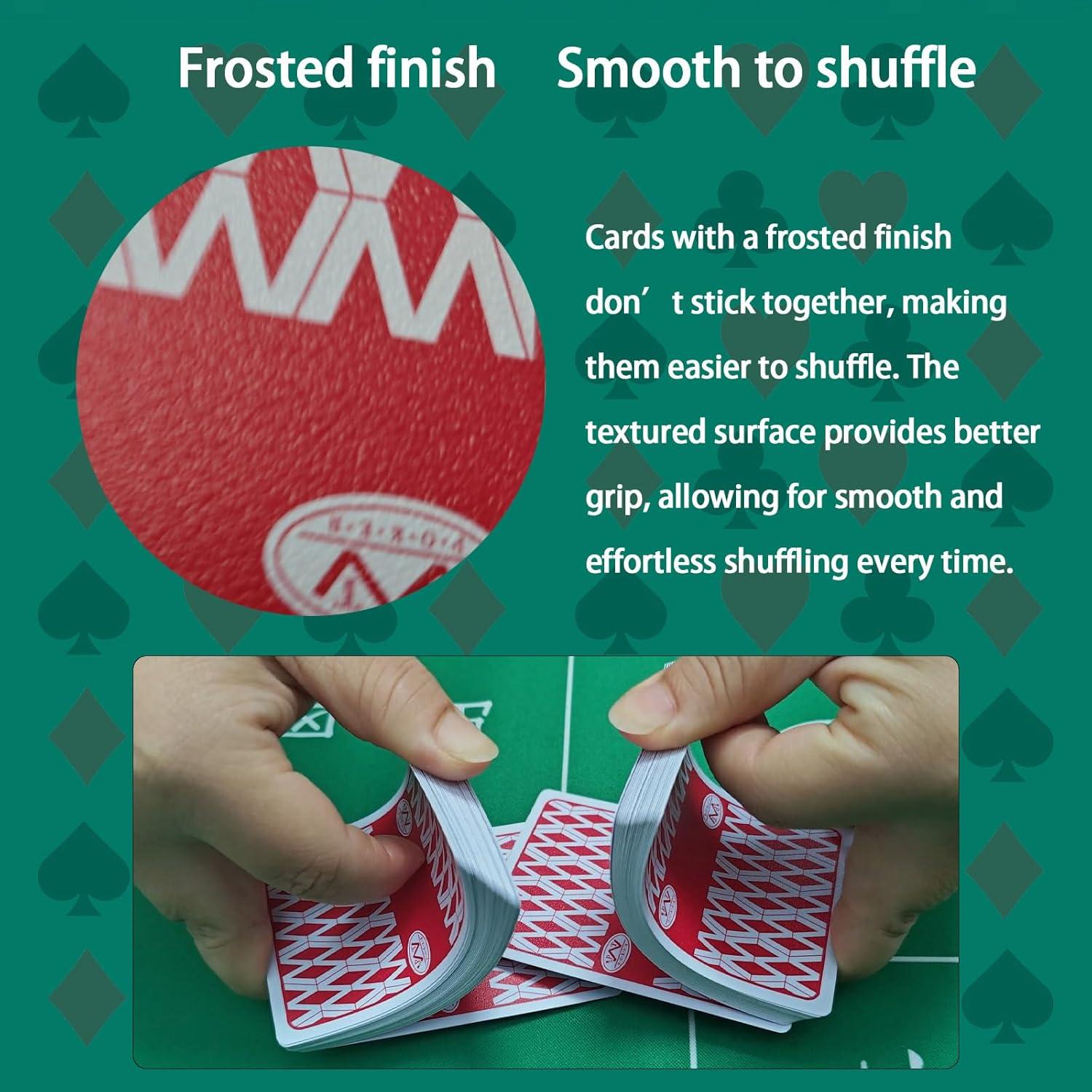 Barajas de Póker Impermeables Ben Niu - 20 Cartas PVC