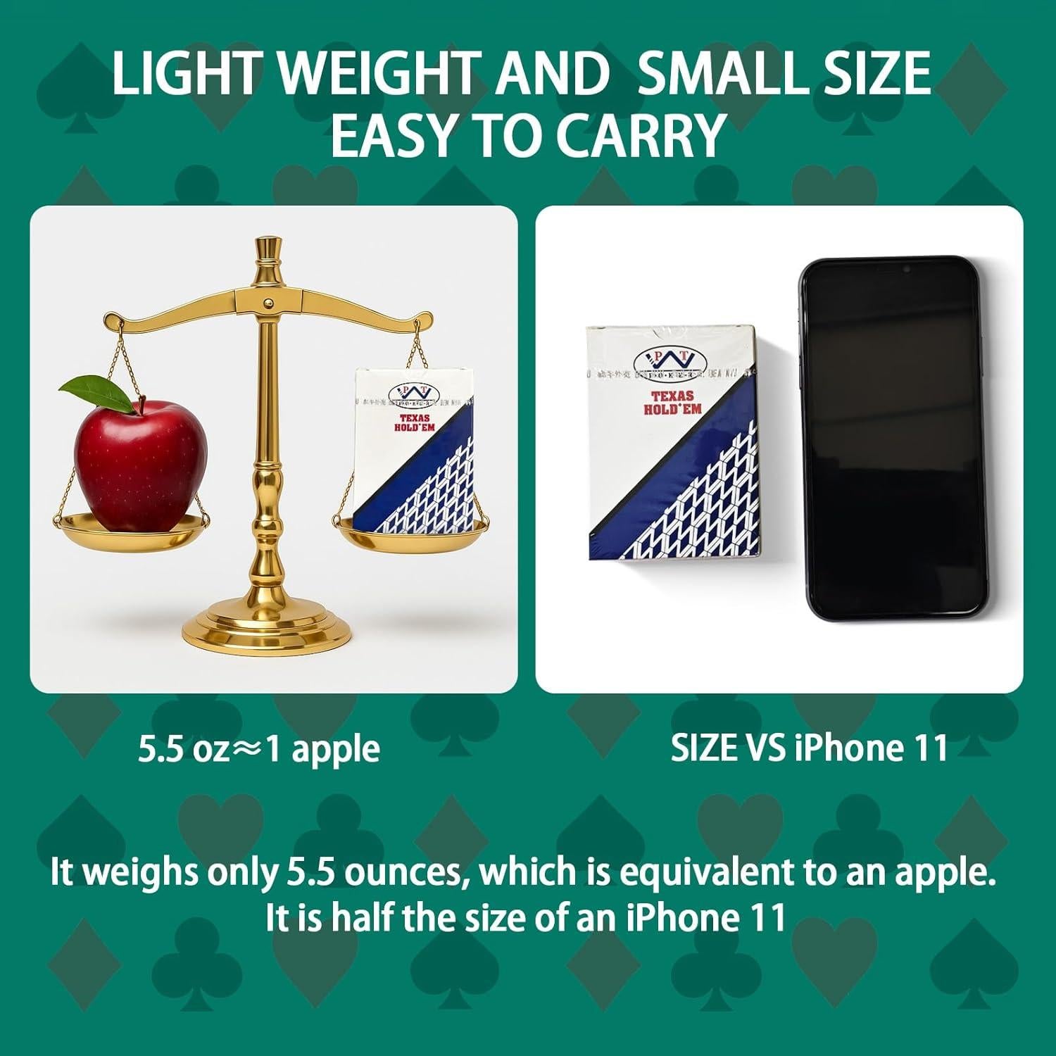 Barajas de Póker Impermeables Ben Niu - 20 Cartas PVC