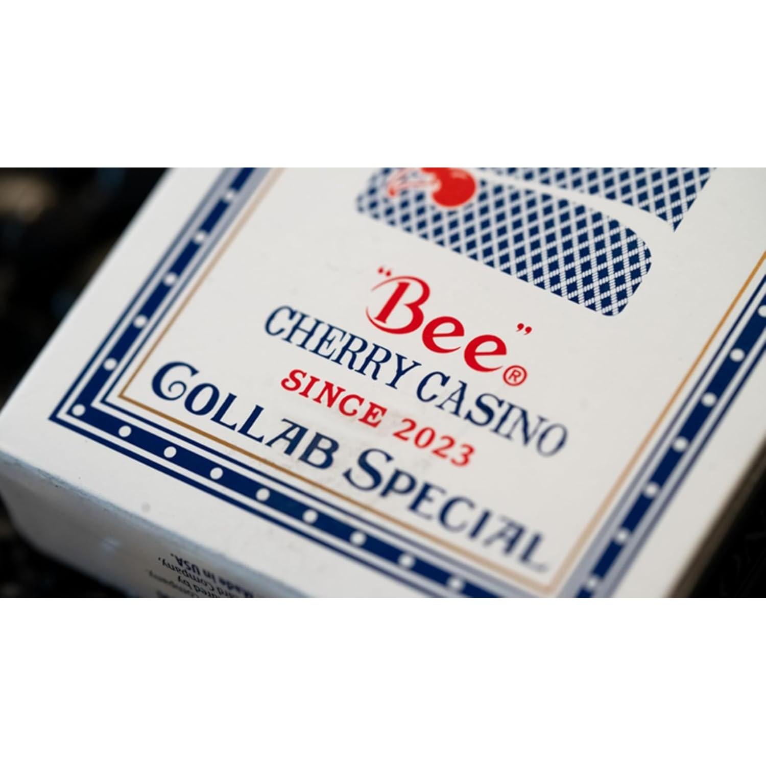 Baraja de Cartas Limitada Bee X Cherry Azul - Suministros Mágicos