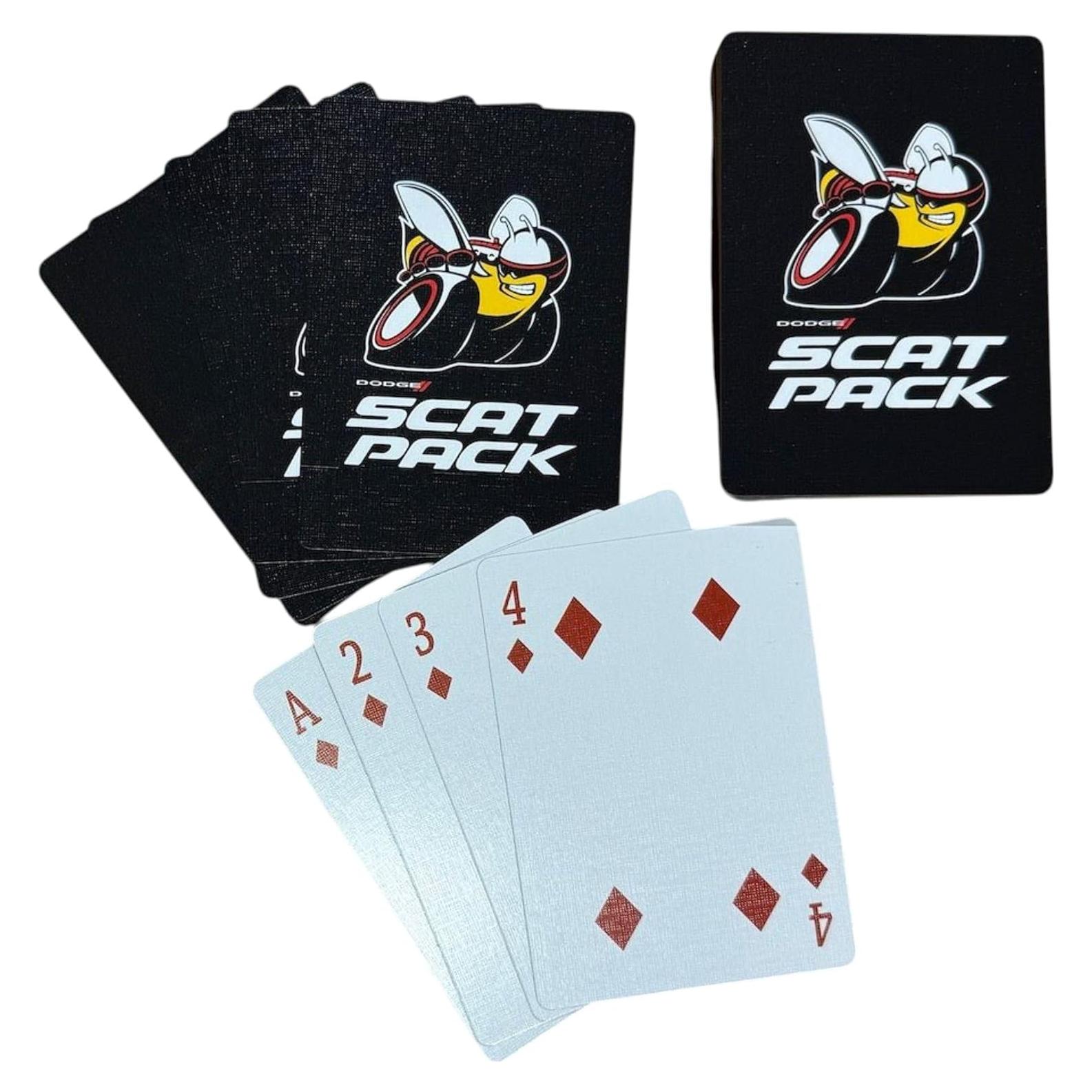 Baraja de Cartas Dodge Scat Pack Bee - Poker Premium