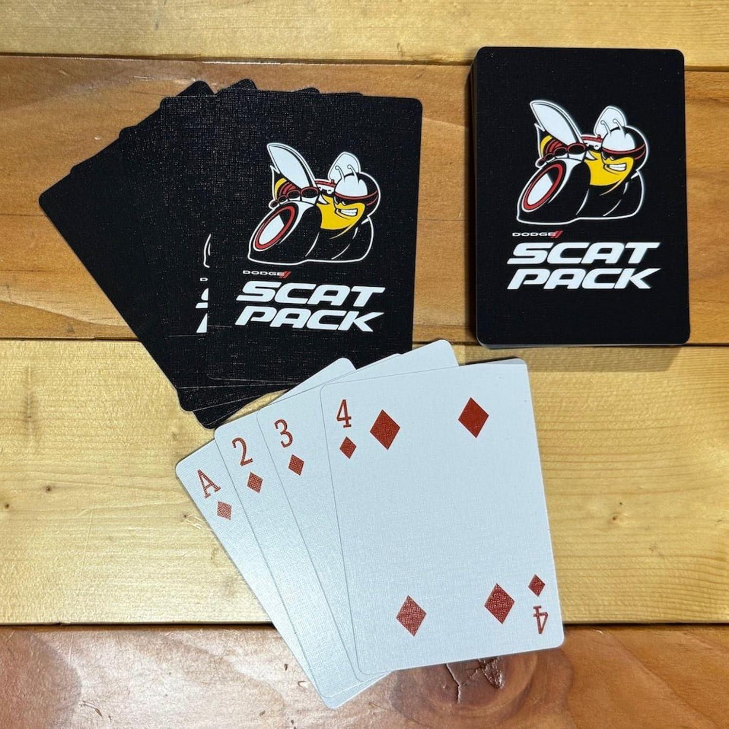 Baraja de Cartas Dodge Scat Pack Bee - Poker Premium