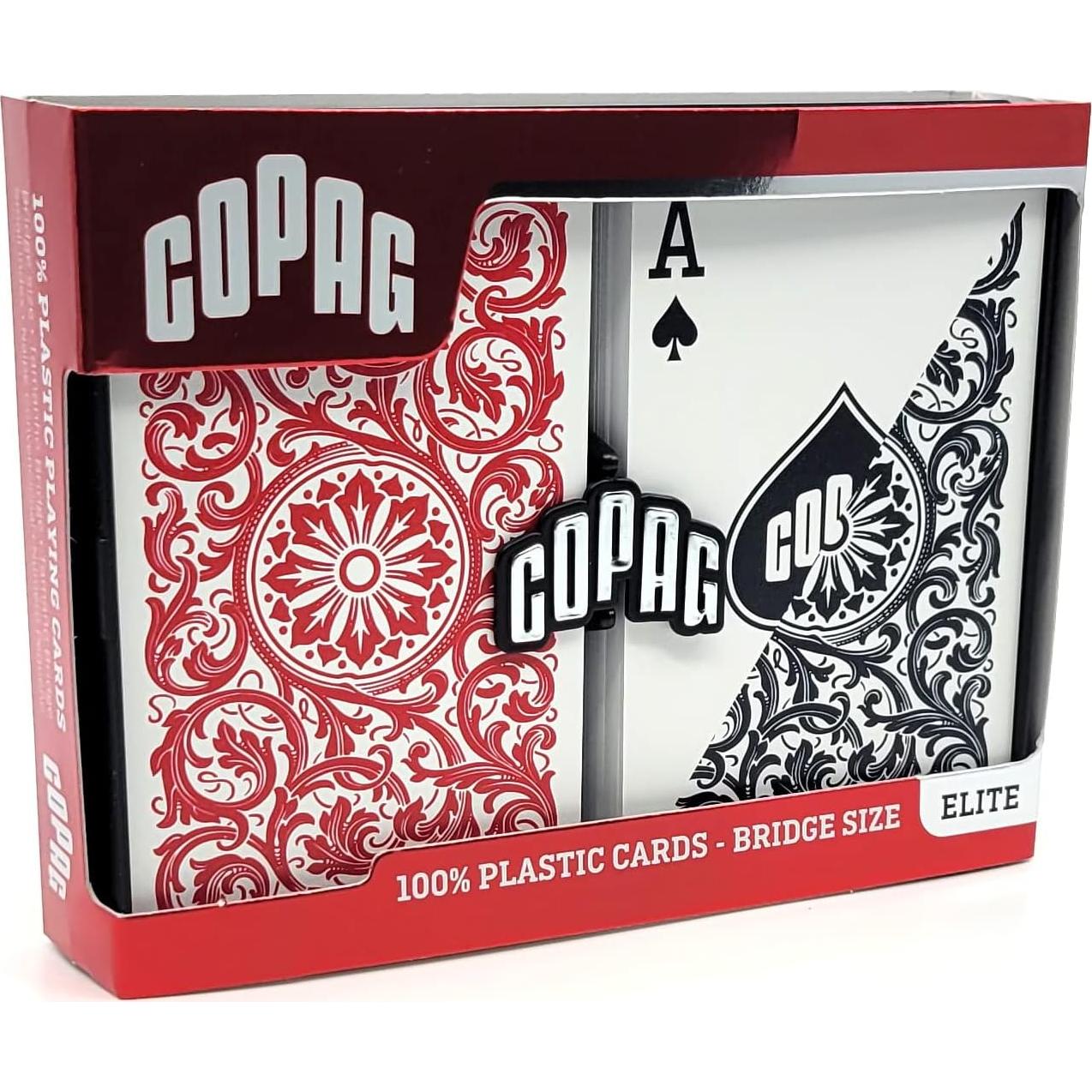 Cartas de Juego Copag 1546 100% Plástico Tamaño Bridge