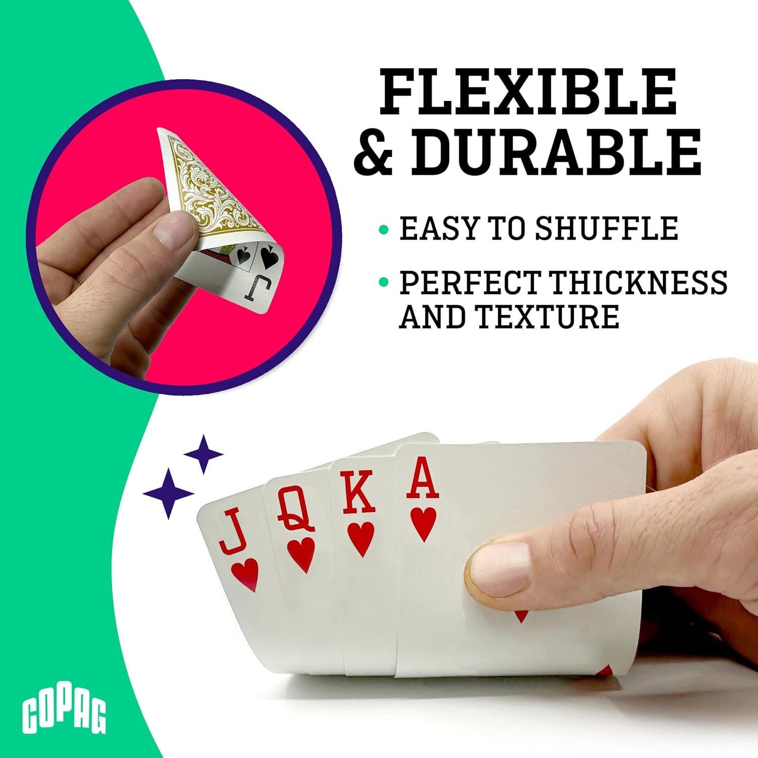 Cartas de Juego Copag 1546 100% Plástico Tamaño Bridge