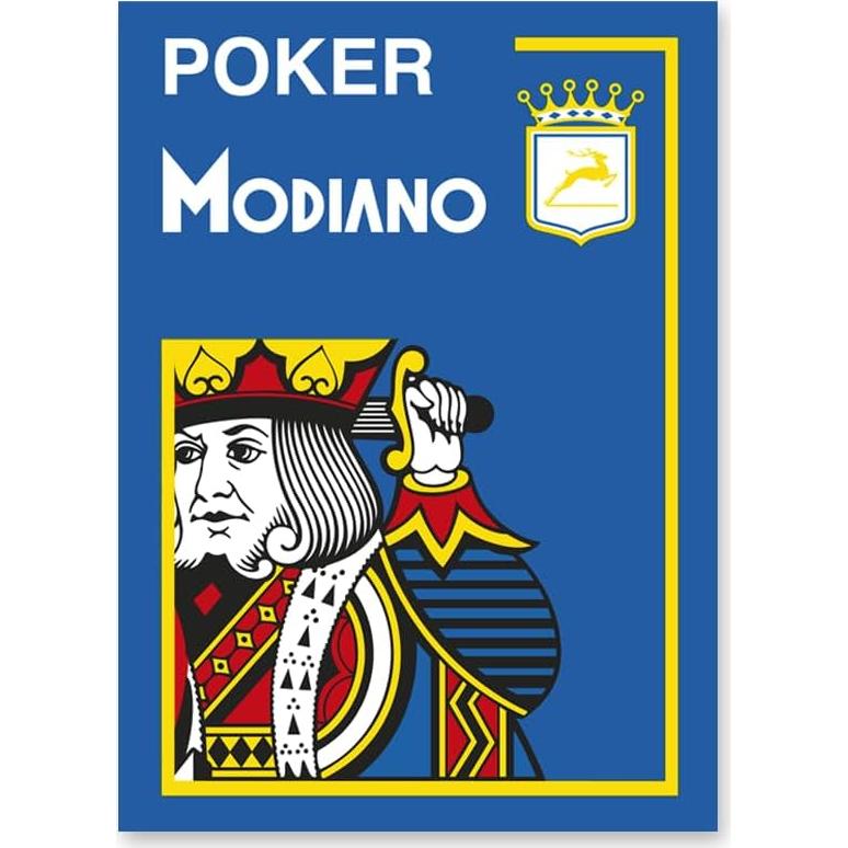 Cartas de Poker Modiano 300488 Jumbo Azul Claro 100% Plástico