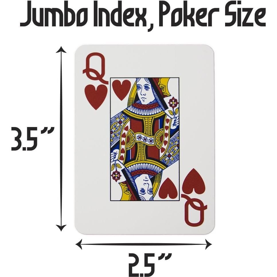 Cartas de Póker Modiano Texas Hold'em 100% Plástico Jumbo