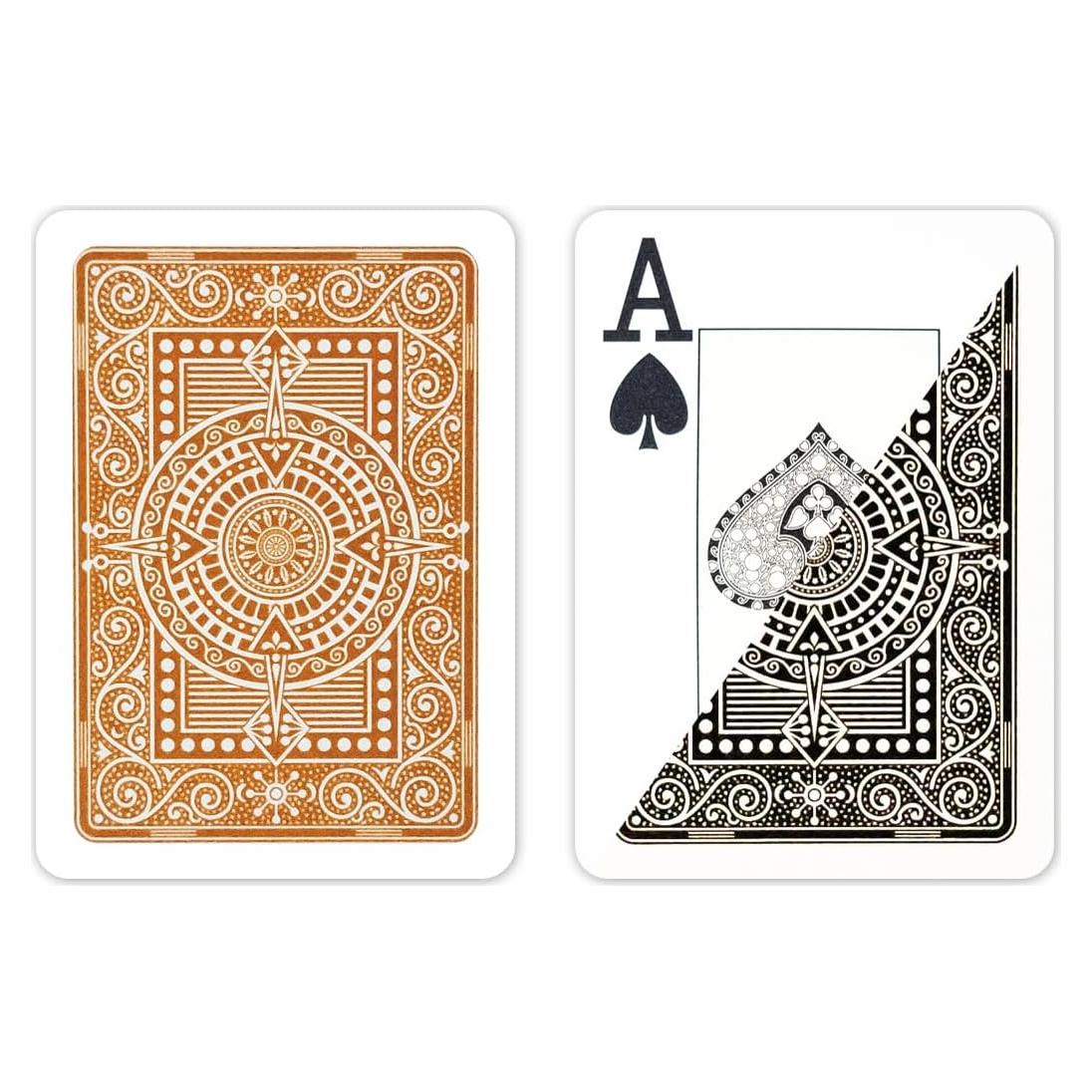 Tarjetas de Juego de Plástico Modiano 2 Barajas Tamaño Póker