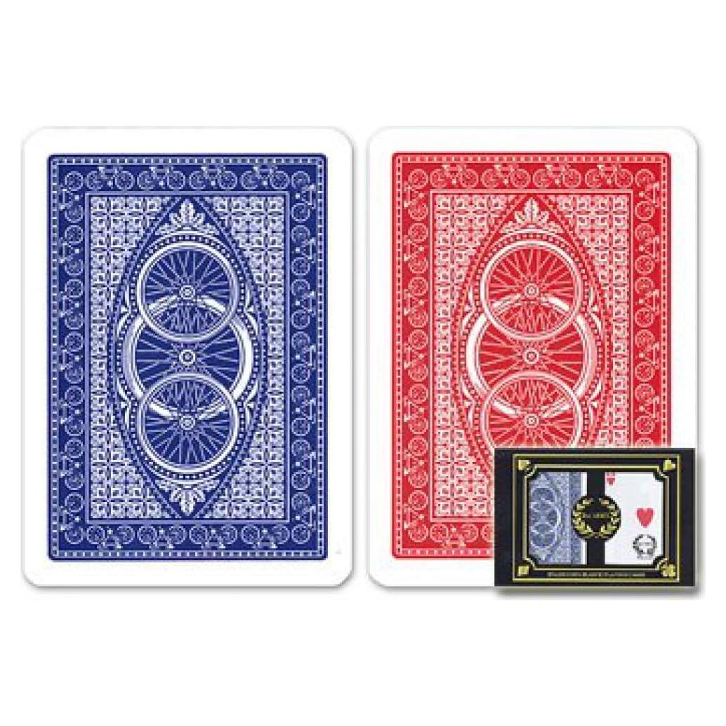 Barajas de Juego Da Vinci 100% Plástico Set de 2 Tamaño Bridge