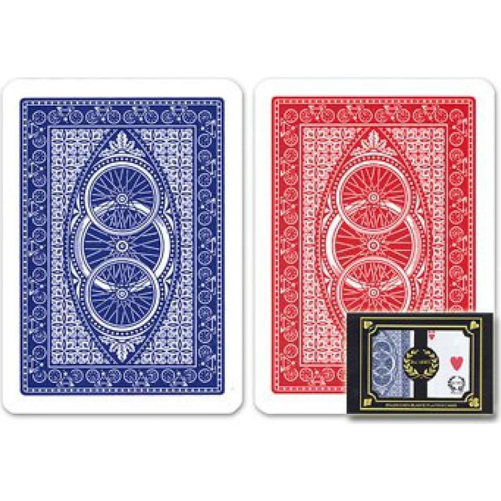 Barajas de Juego Da Vinci 100% Plástico Set de 2 Tamaño Bridge