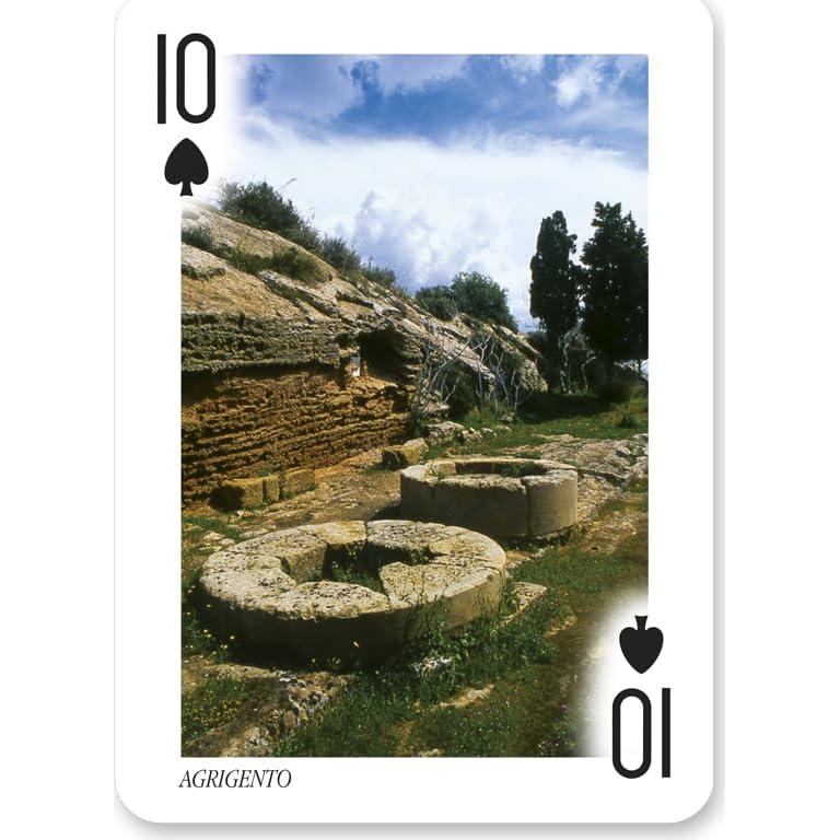 Cartas de Póker Modiano Italia Rojo - 100g - Italiano