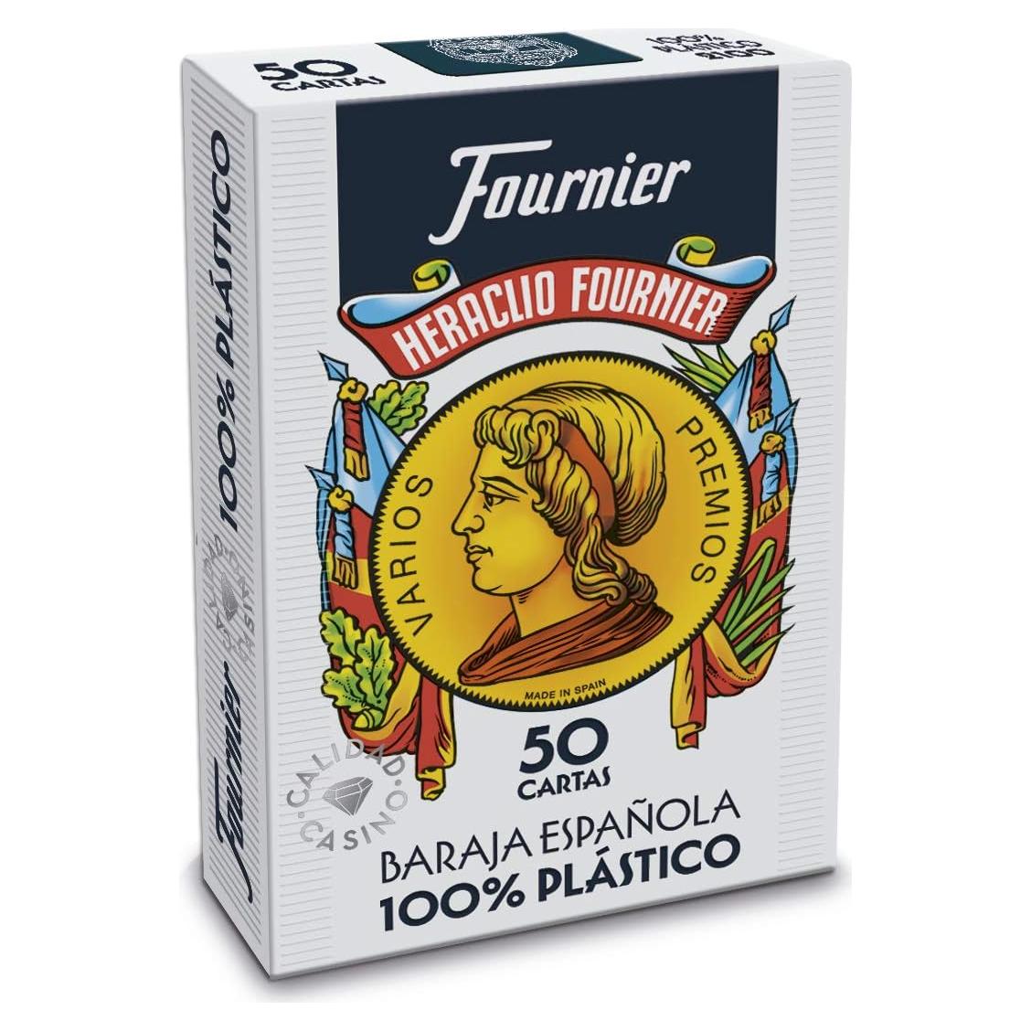 Baraja Española 100% Plástico Fournier No. 2100 - Calidad Casino