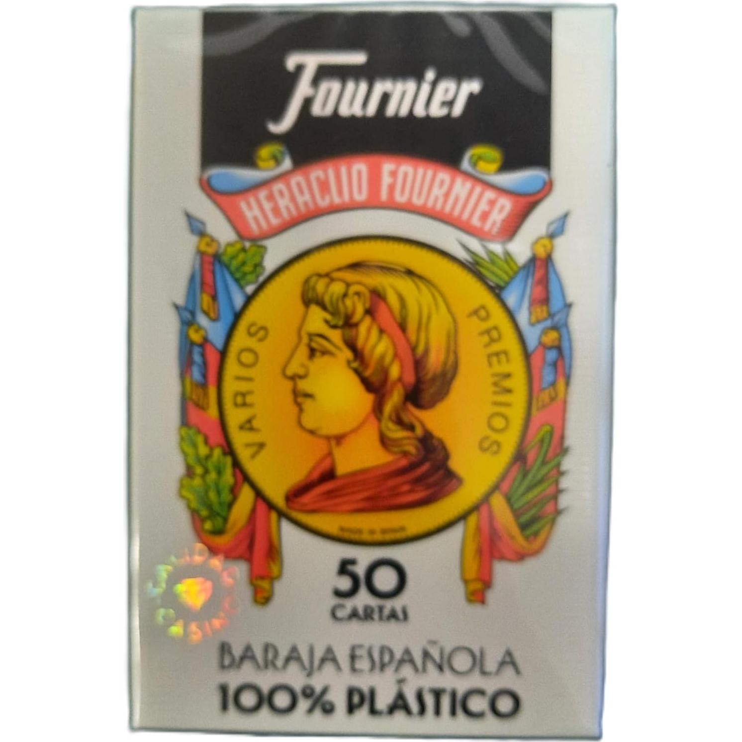 Baraja Española 100% Plástico Fournier No. 2100 - Calidad Casino