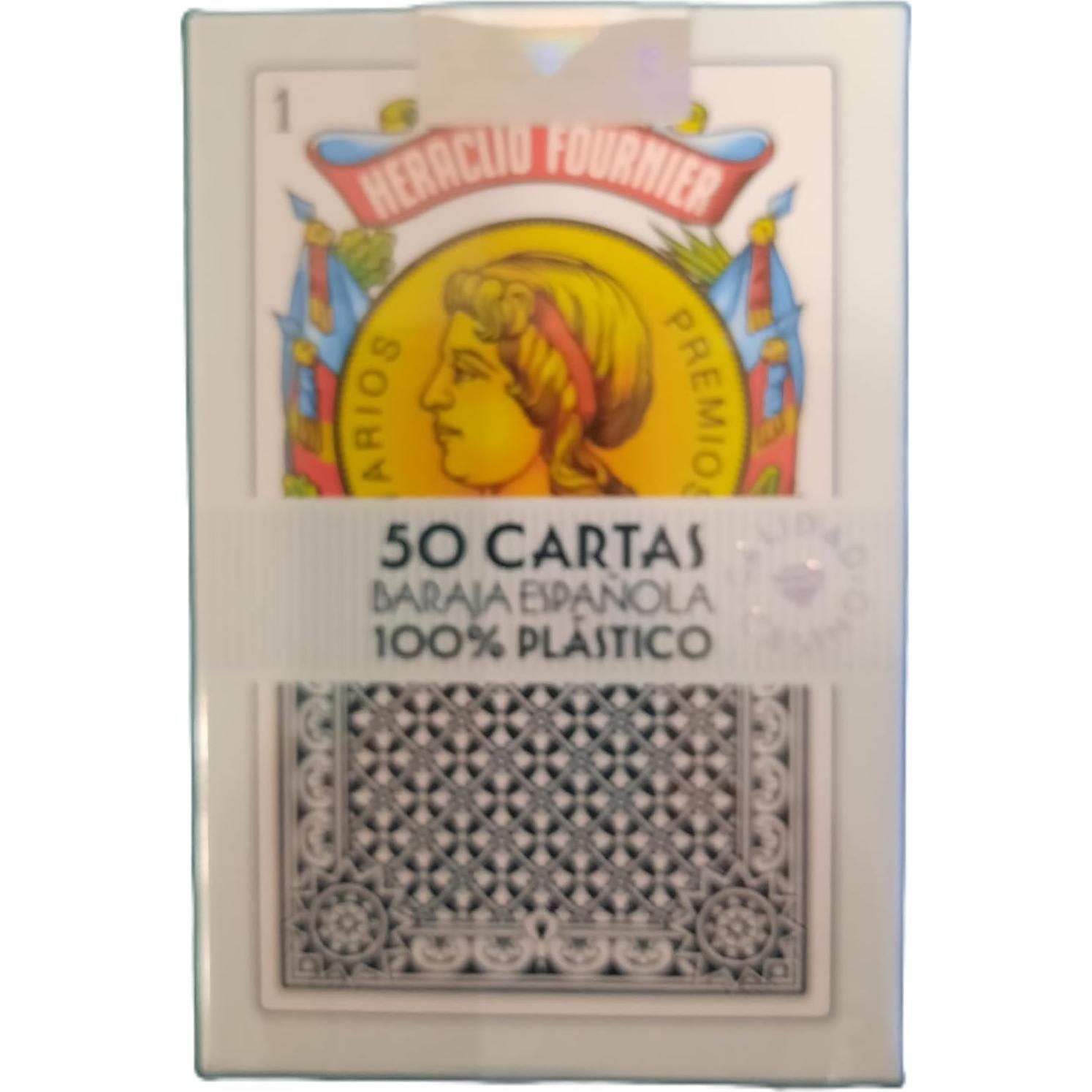 Baraja Española 100% Plástico Fournier No. 2100 - Calidad Casino