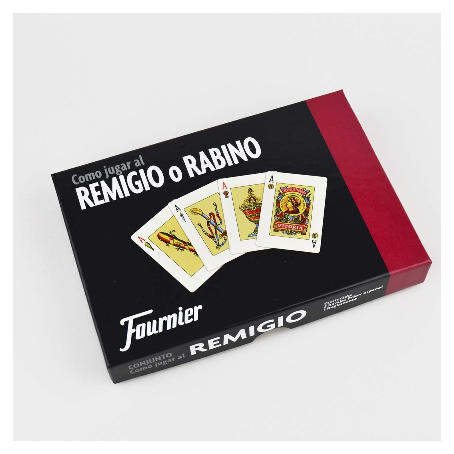 Set de Póker Español Fournier F21712 con 2 Barajas y Regulación