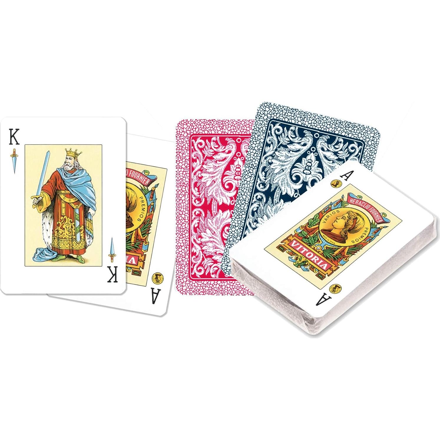 Set de Póker Español Fournier F21712 con 2 Barajas y Regulación