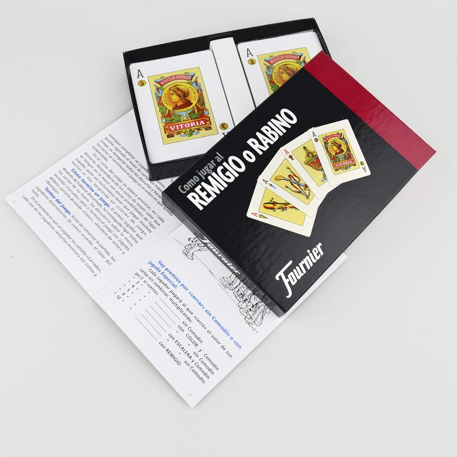Set de Póker Español Fournier F21712 con 2 Barajas y Regulación