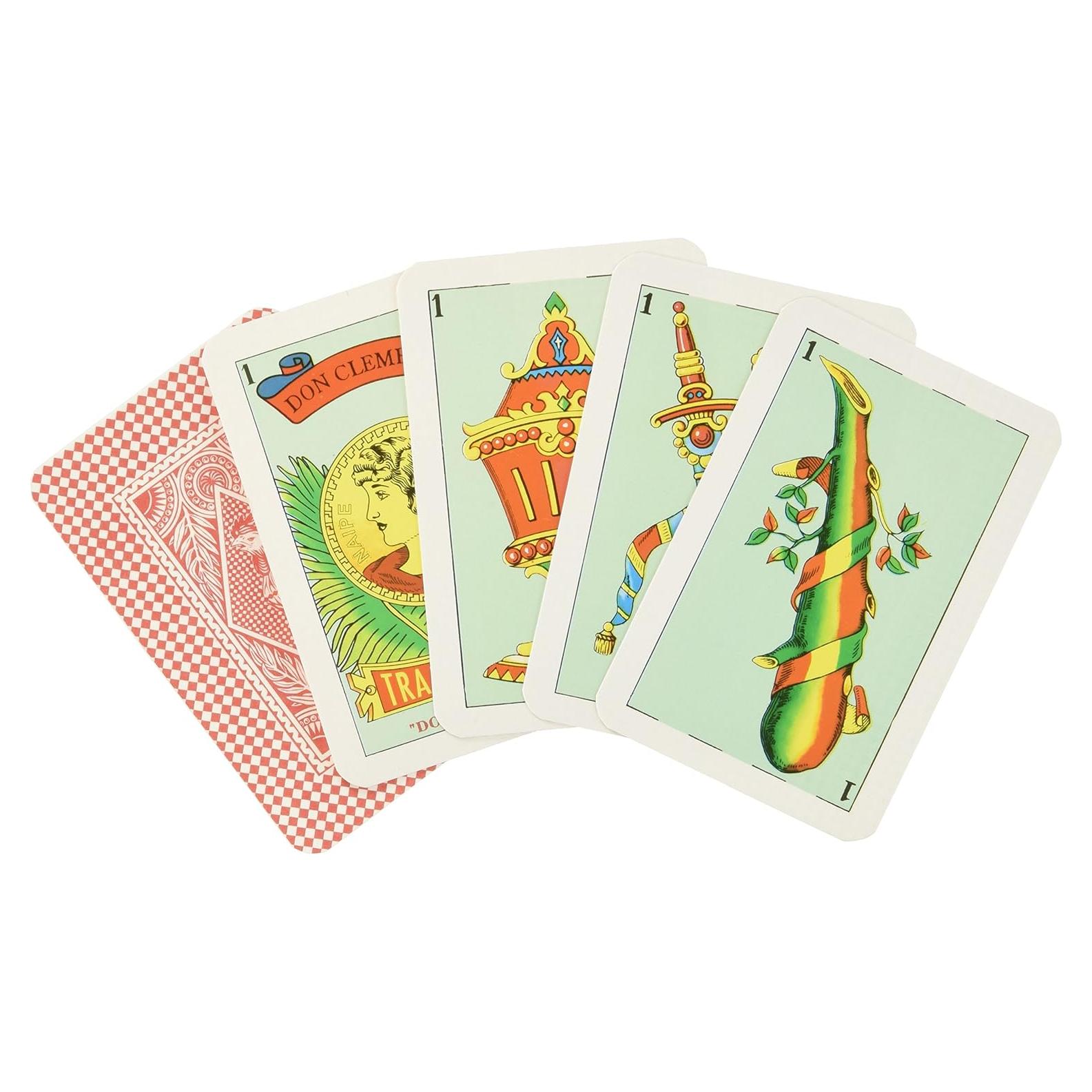 Baraja Española Tradicional Don Clemente en Estuche Duro