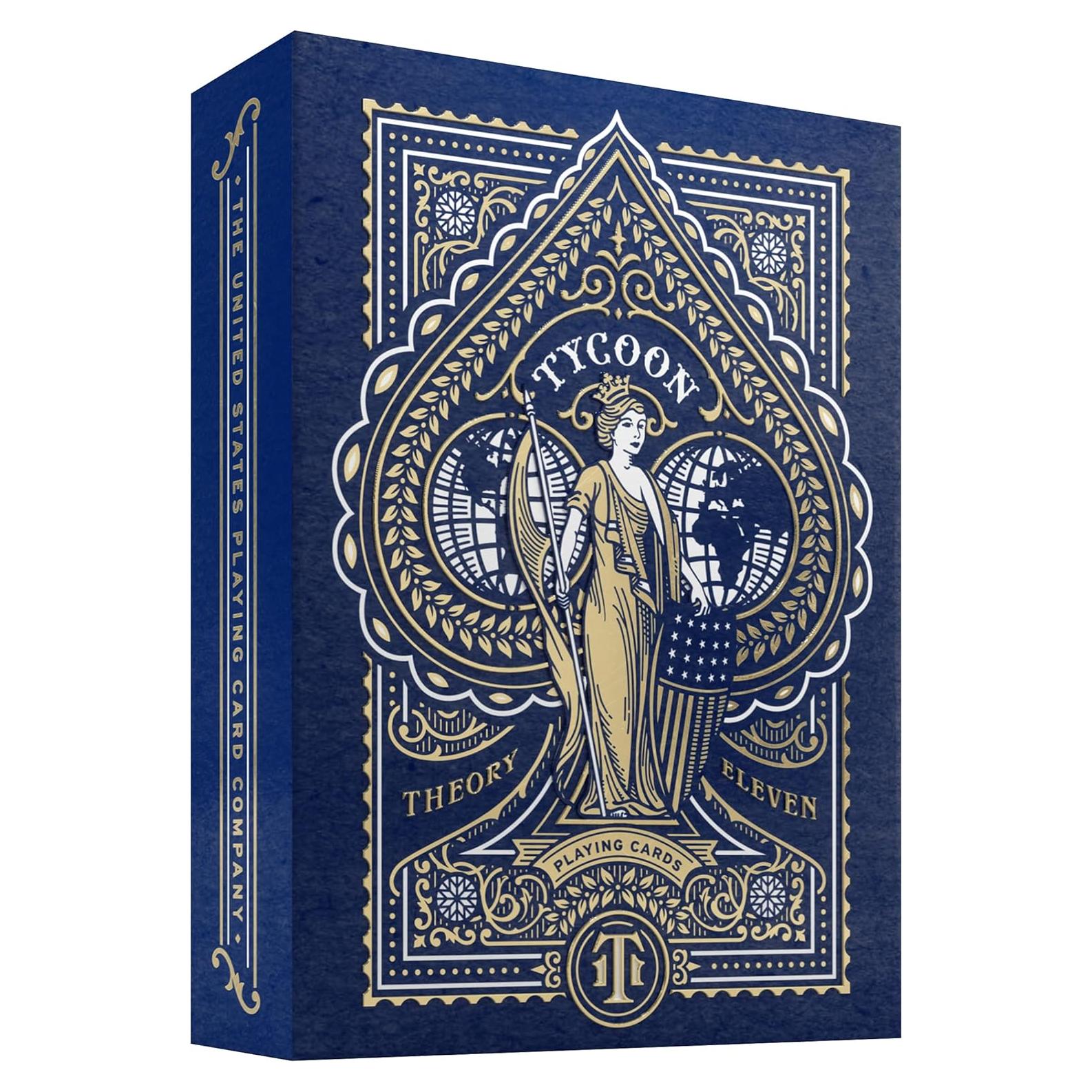 Naipes Tycoon Azul Theory11 - Diseño Premium Póker