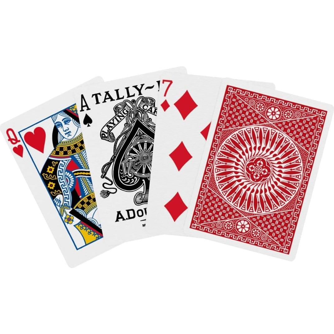 Cartas de Juego Tally Ho Circle - Bicycle - Rojo o Azul