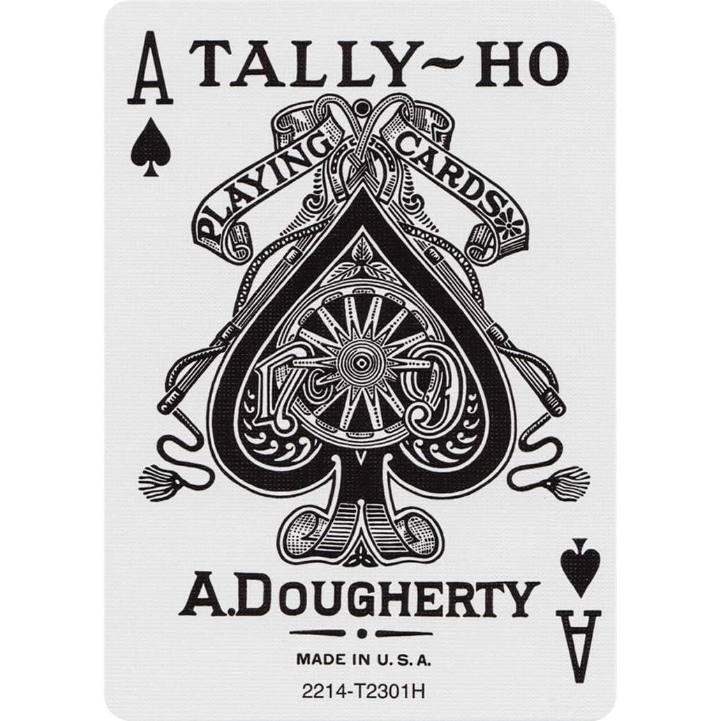 Baraja de Cartas Tally Ho Fan Back Roja o Azul - 99.9g