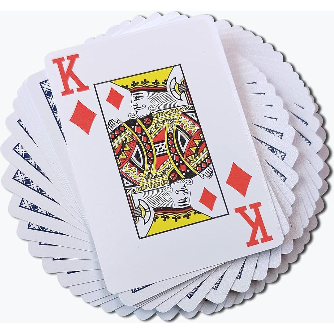 Cartas de Juego de Plástico IMAGAME Tamaño Poker Jumbo 12 Pzas