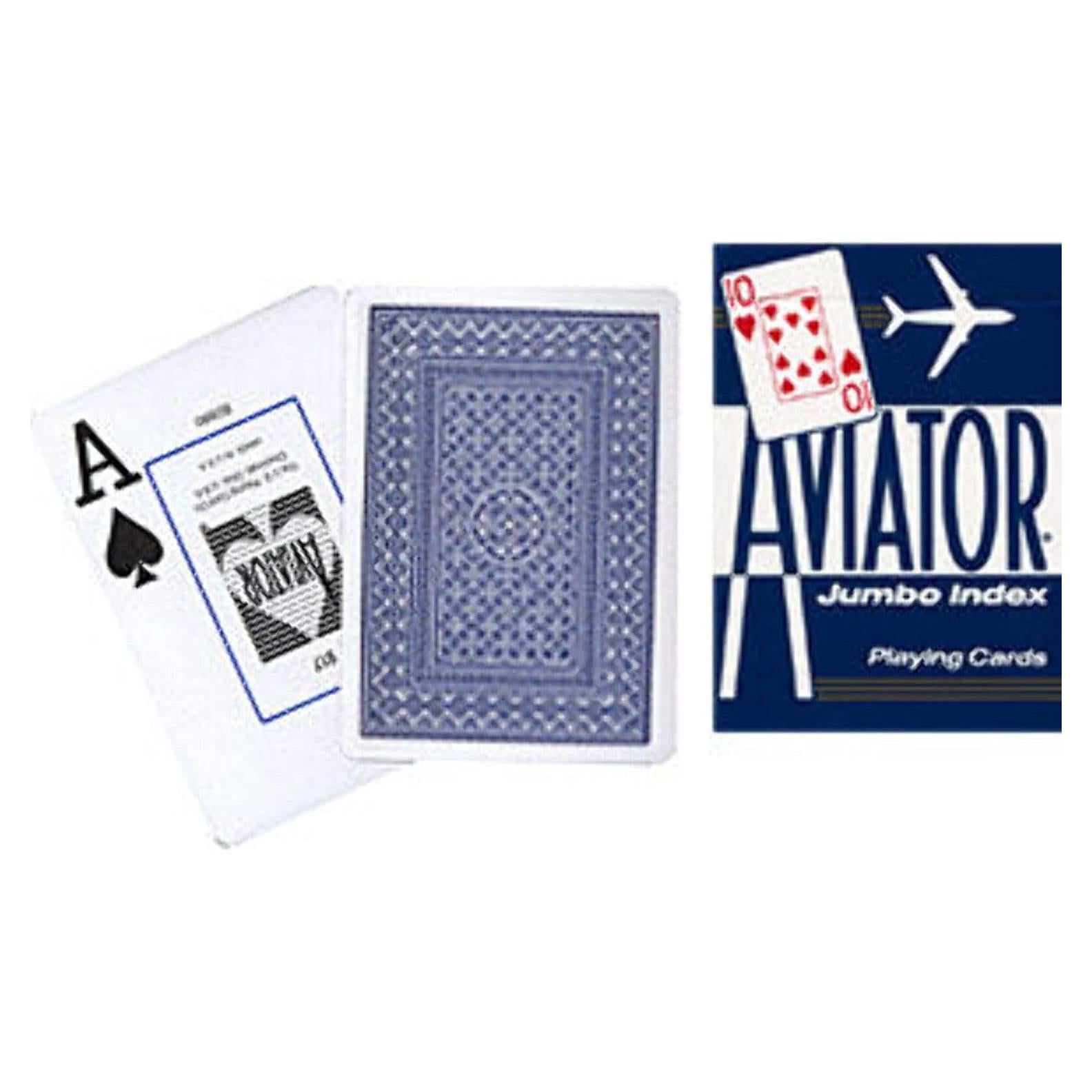 Cartas de Póker Jumbo Azul Suministros Mágicos Murphy