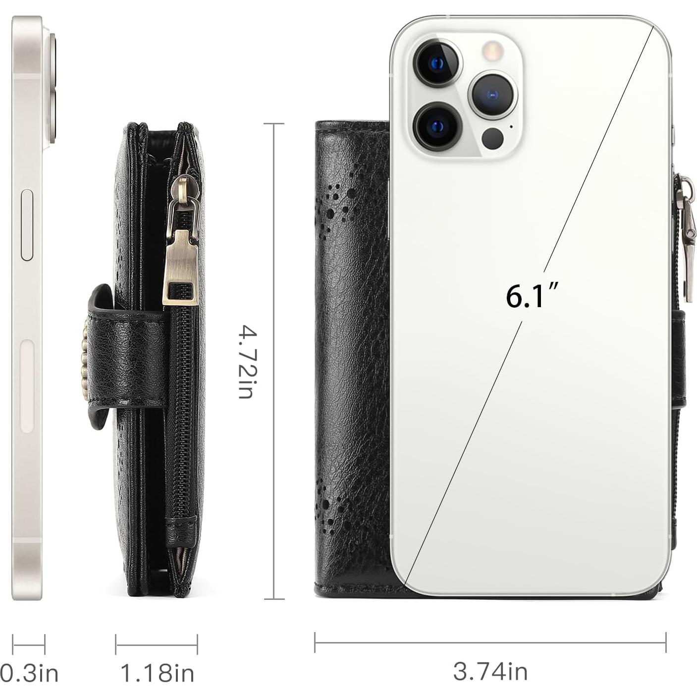 Cartera Bifold SENDEFN para Mujeres con Bloqueo RFID