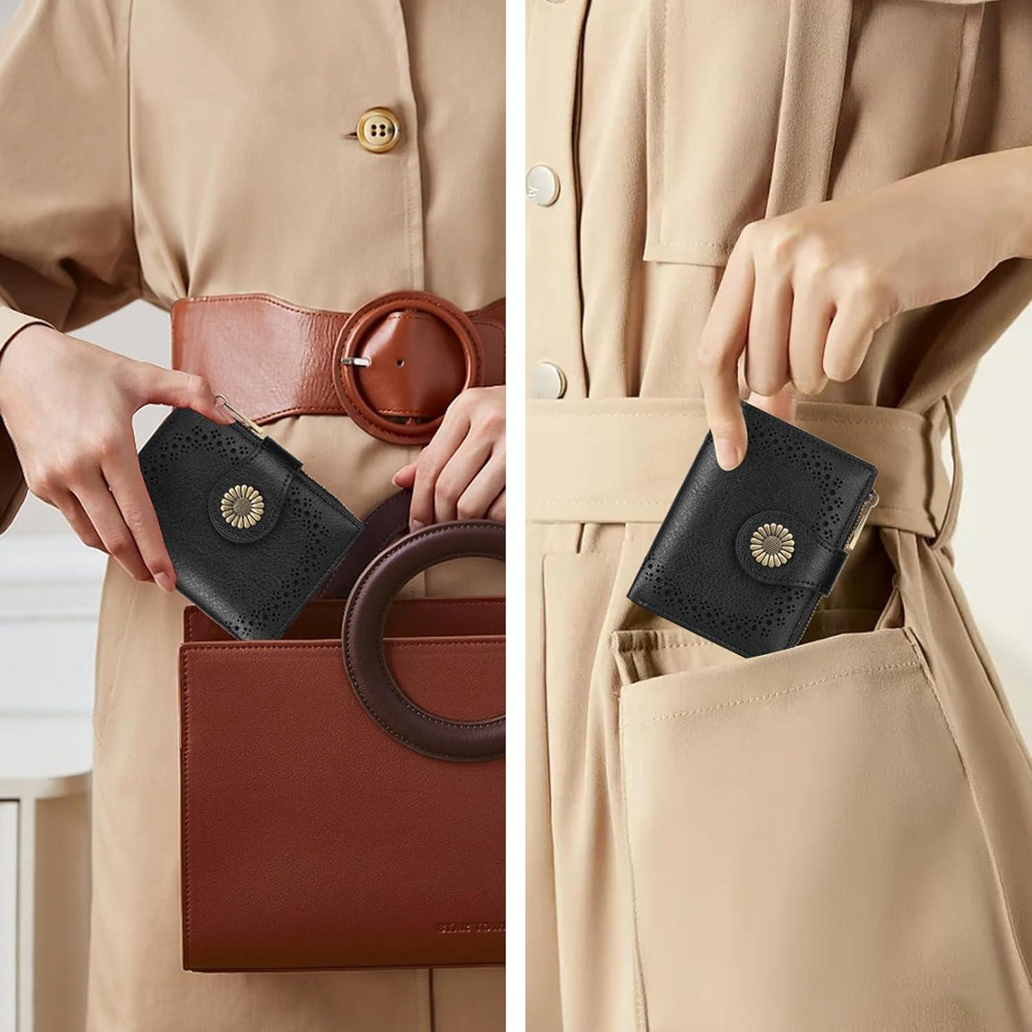 Cartera Bifold SENDEFN para Mujeres con Bloqueo RFID