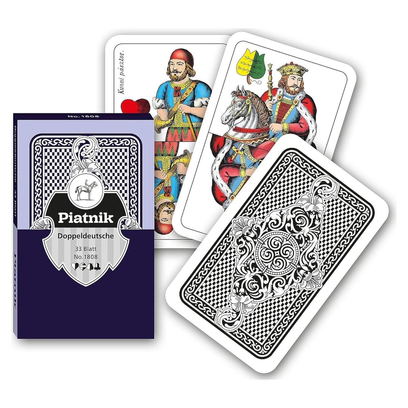 Cartas de Juego Doppeldeutsche Piatnik - 74g - Austria