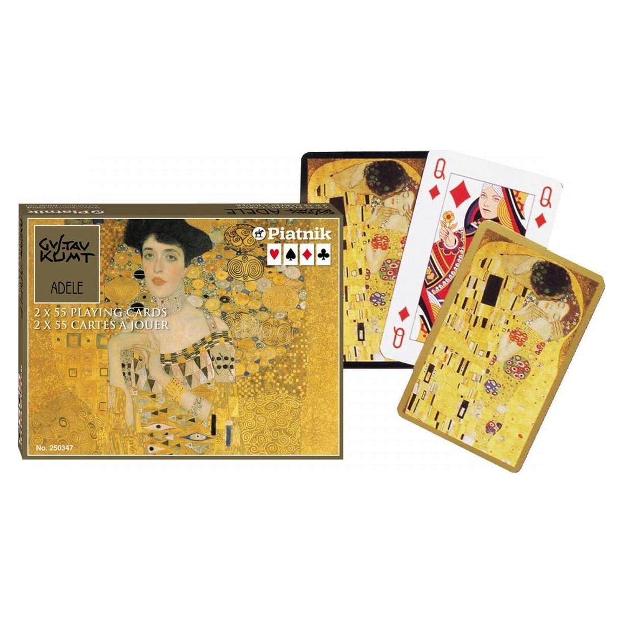 Juego de Cartas Piatnik Klimt Adele 2 x 55 Piezas