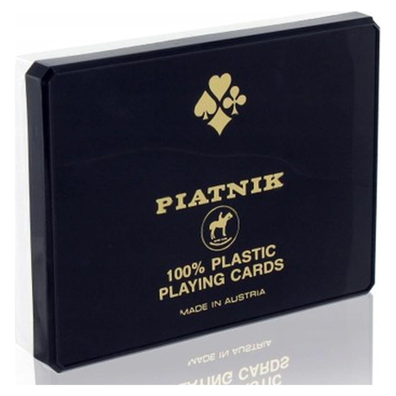 Baraja Doble de Bridge Piatnik 100% Plástico 52 cartas