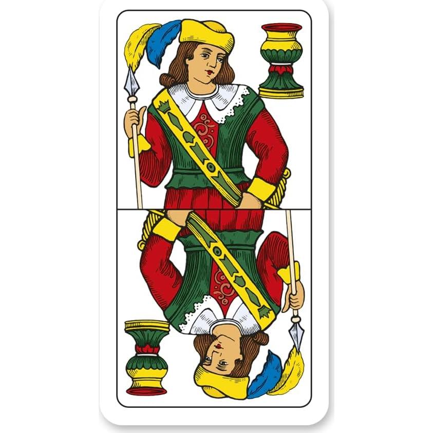 Baraja de Cartas Modiano Piacenza 100% Plástico 40+2